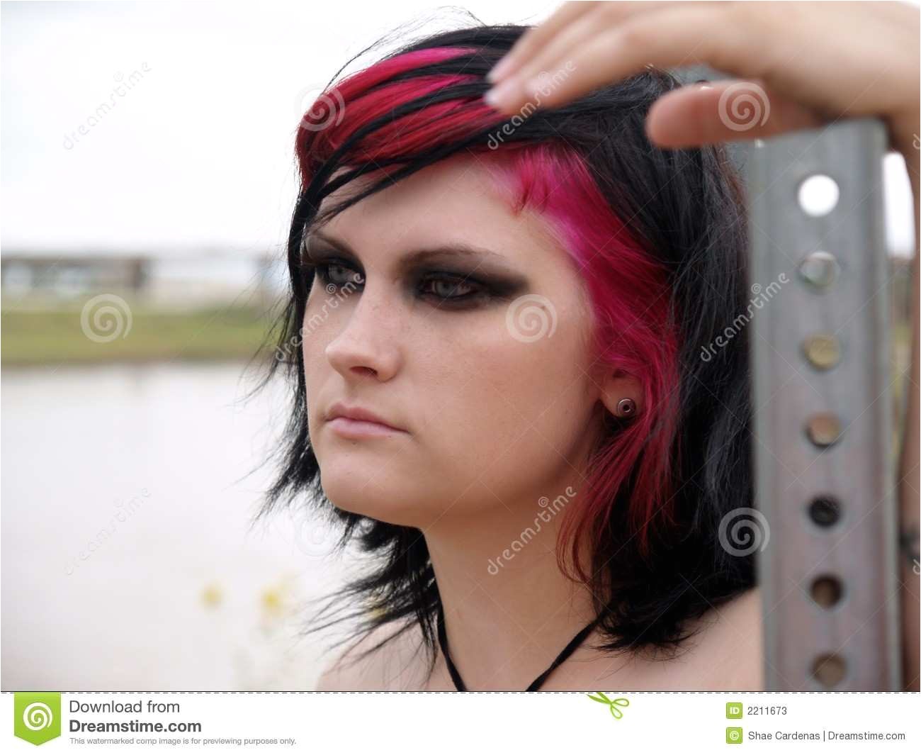 Punk Hairstyles for Long Hair Best Punk Rock Girl Stock Image Image Femininity Vogue