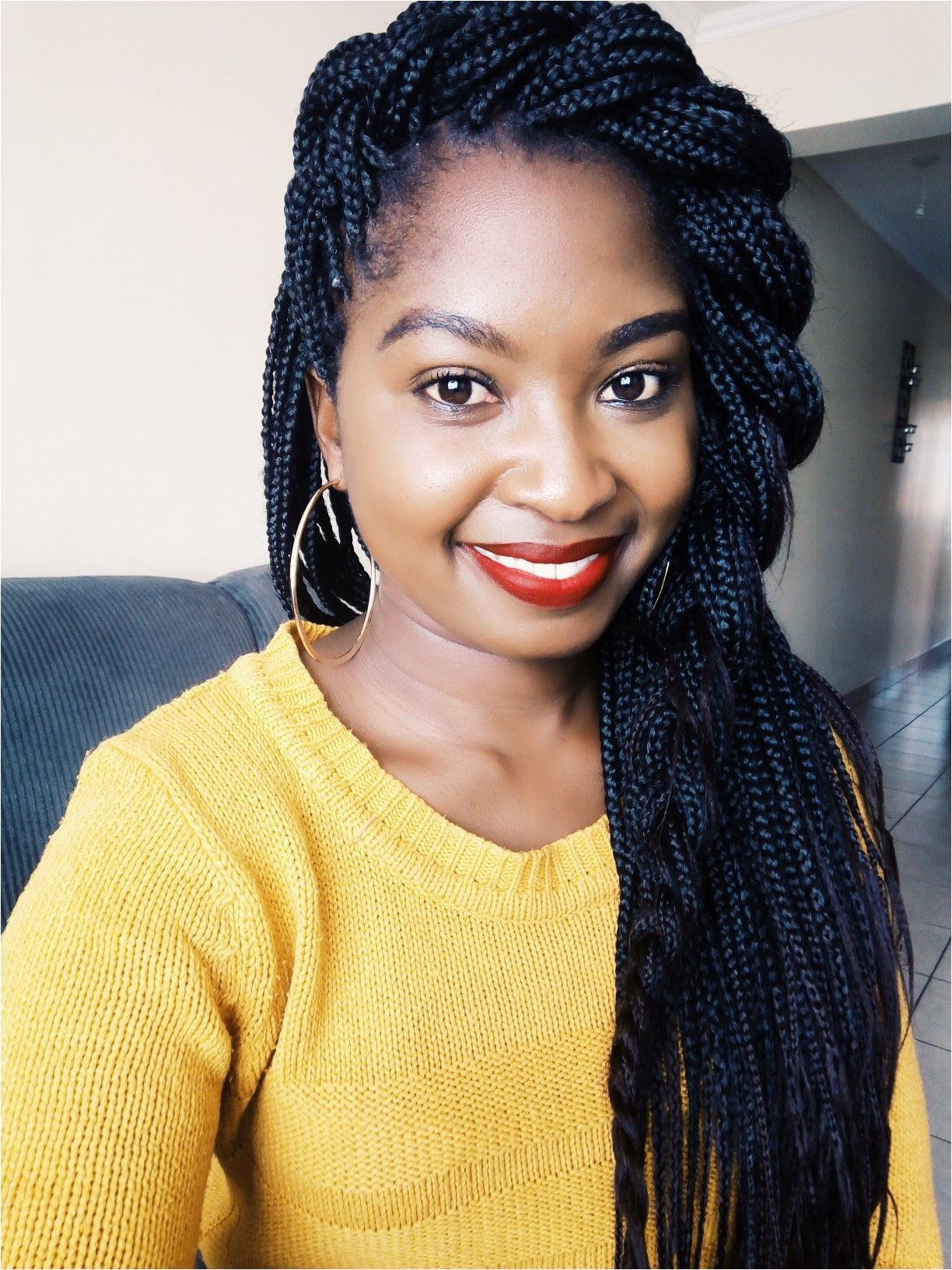 Box Braids Hairstyles Unique Box Braids Hairstyle by Justmargie Instagram