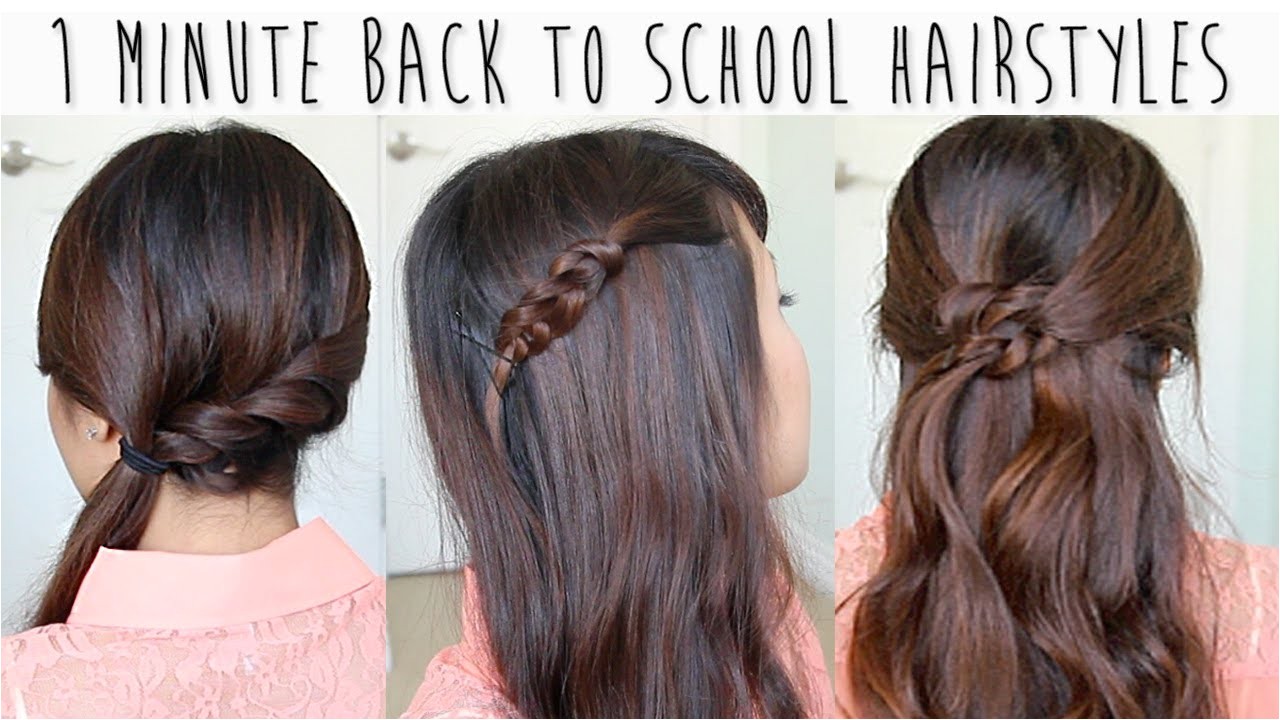 Picture Easy Hairstyles For School Step By Step Formal hairstyles ideas of Quick And