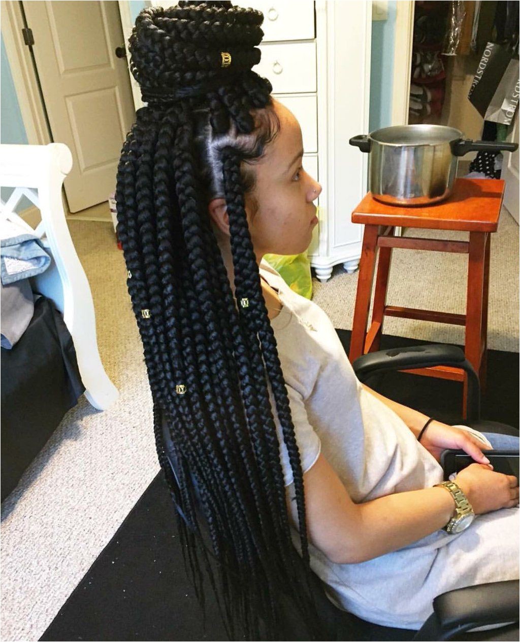 44 Box Braids Hairstyles to Give Touch of Modern Reggae
