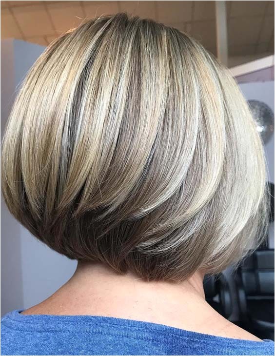 awesome textured stacked bob haircuts for 2018
