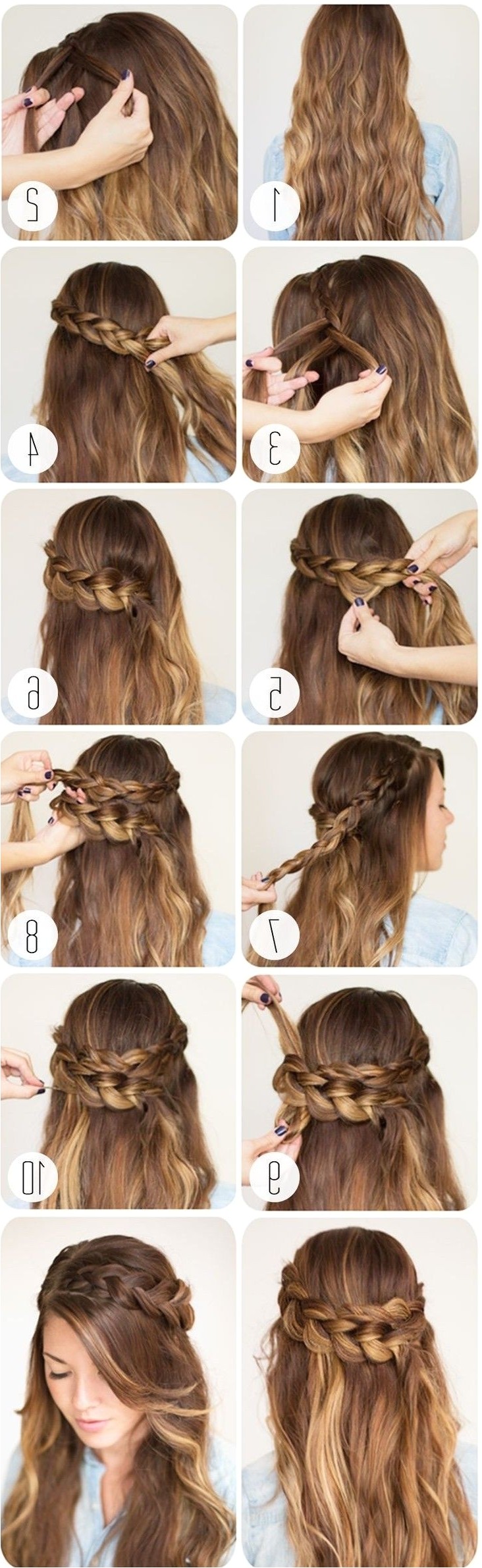 hairstyles for girls step by step