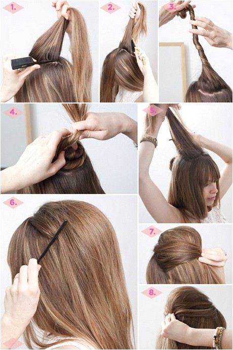 simple hairstyles for long hair step by step