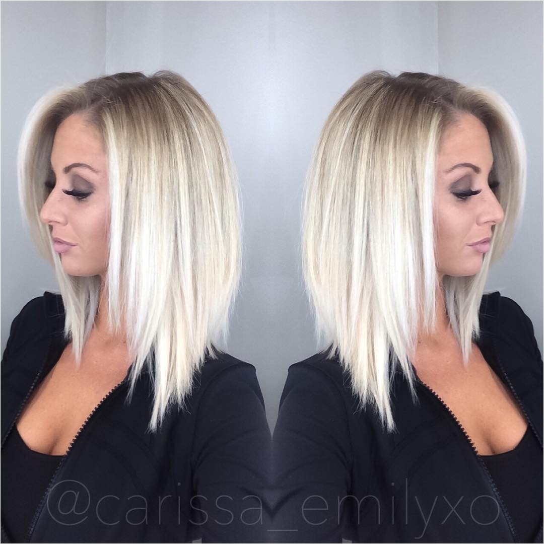 stylish and sweet lob haircut