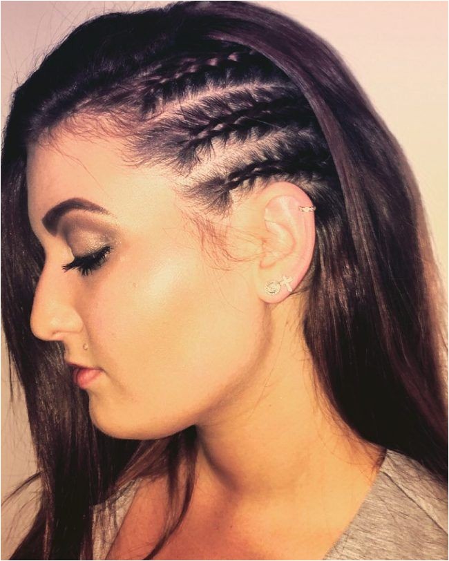 side cornrows