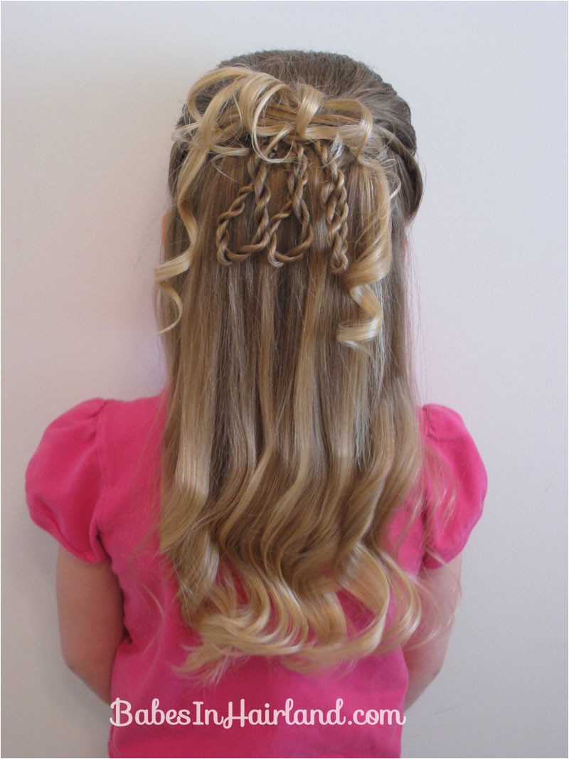 fancier 3 rope braid loop hairstyle