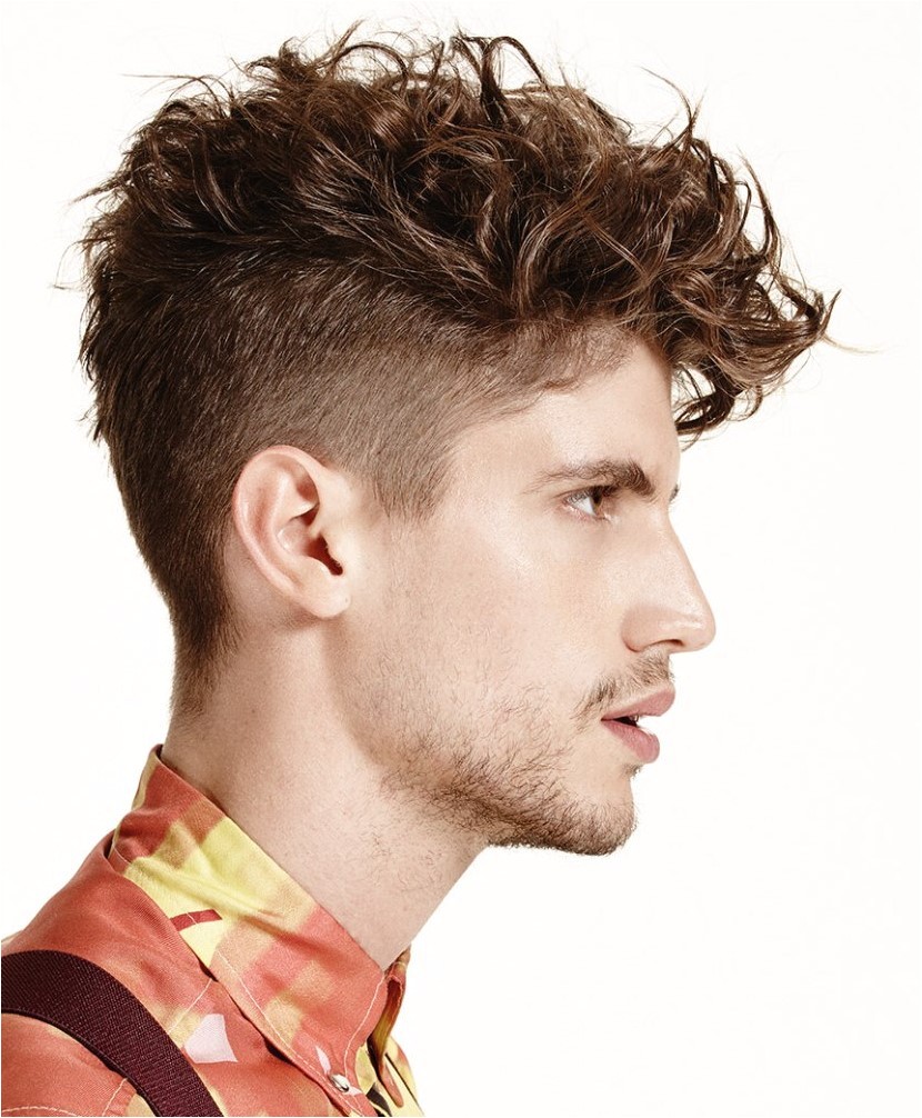 2016 mens trendy undercut hairstyles for curly hair