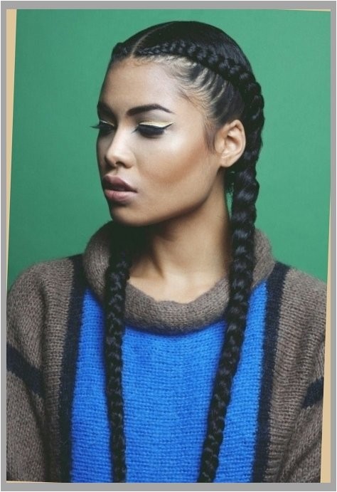 tlcs two long cornrows super quick protective style