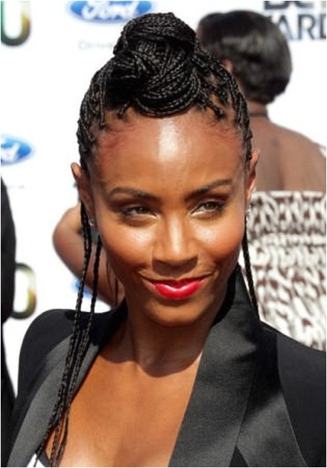 micro braids updo hairstyles