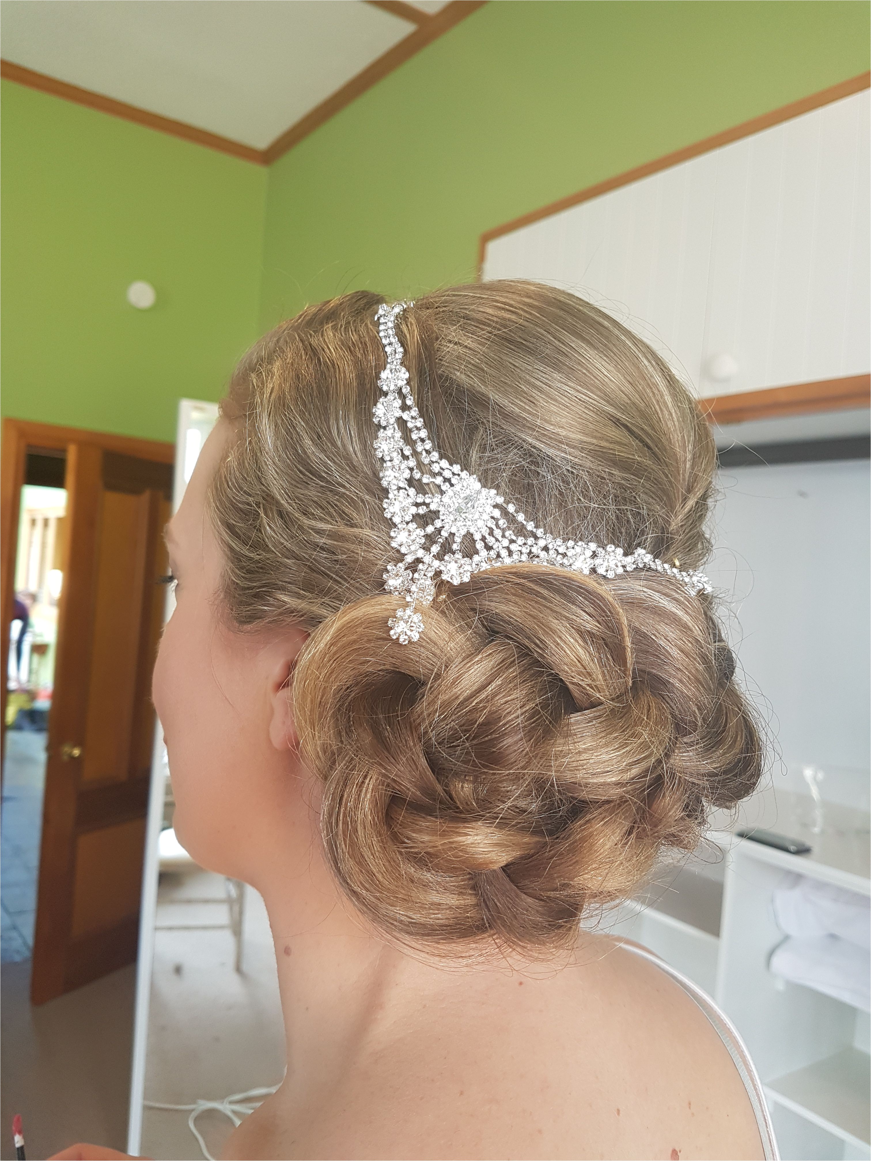 bridal hair style braid braided chignon bride hair by Sara of Absolutely Fabulous Hair