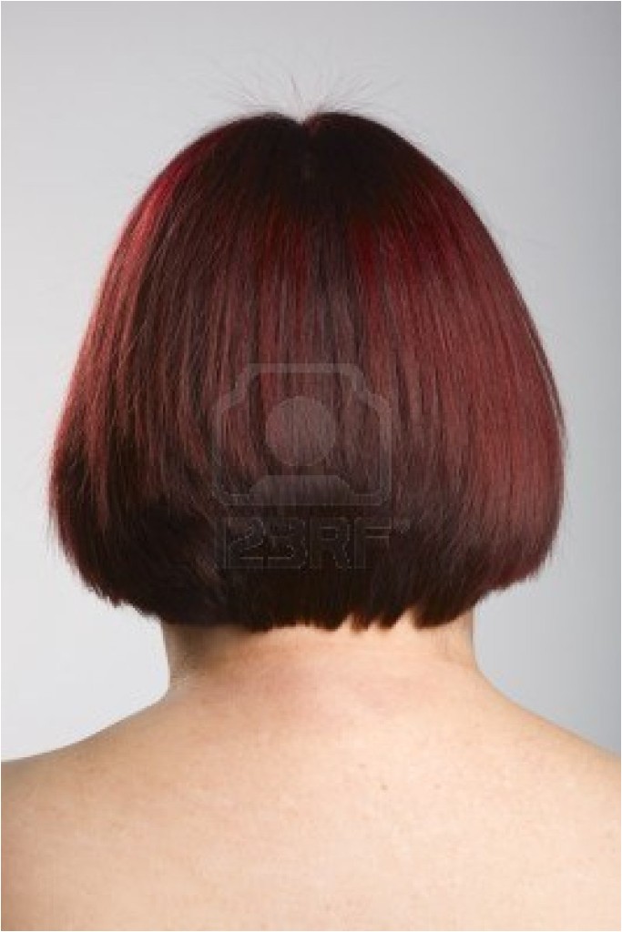 bob wedge haircut rear view