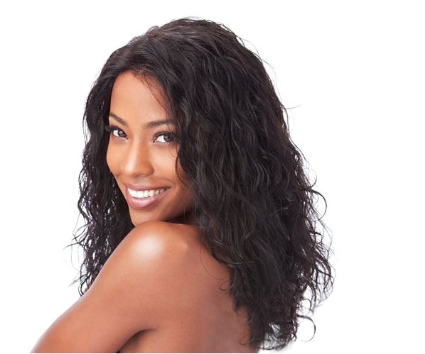wet and wavy hair styles for black women