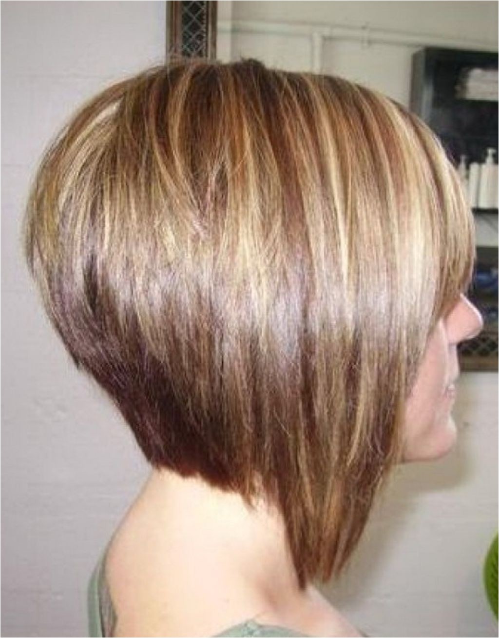 stacked inverted bob back view