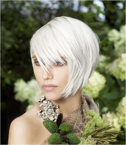 white blonde bob hairstyles