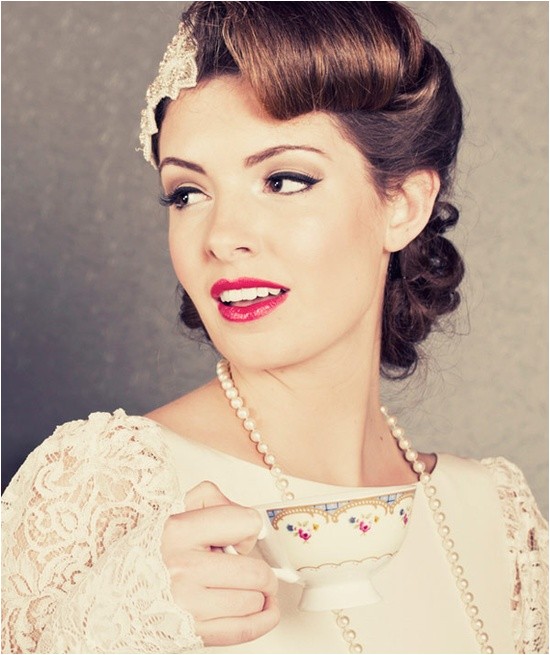 10 vintage wedding hair styles inspiration for a 1920s 1950s wedding