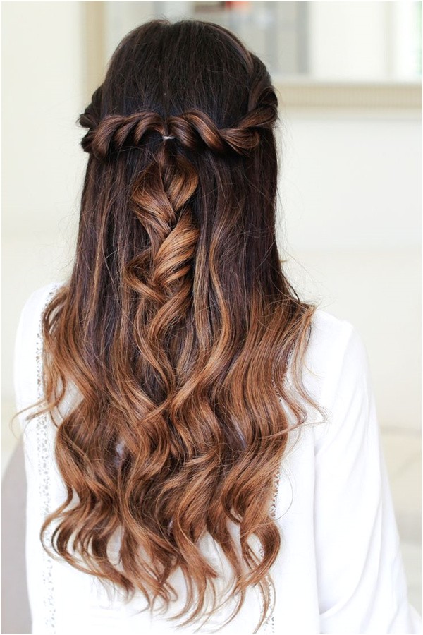 20 awesome half up half down wedding hairstyle ideas s