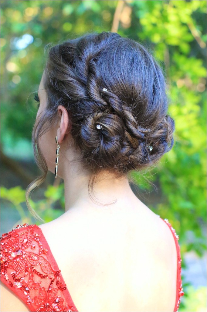 rope twist updo home ing hairstyles