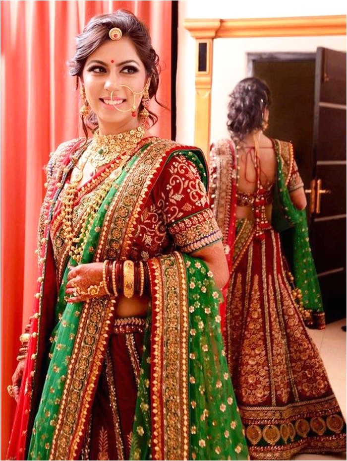indian bridal wedding hairstyles for short and medium hair
