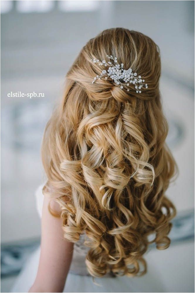 15 stunning half up half down wedding hairstyles with tutorial