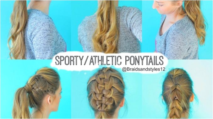 sporty hairstyles for school