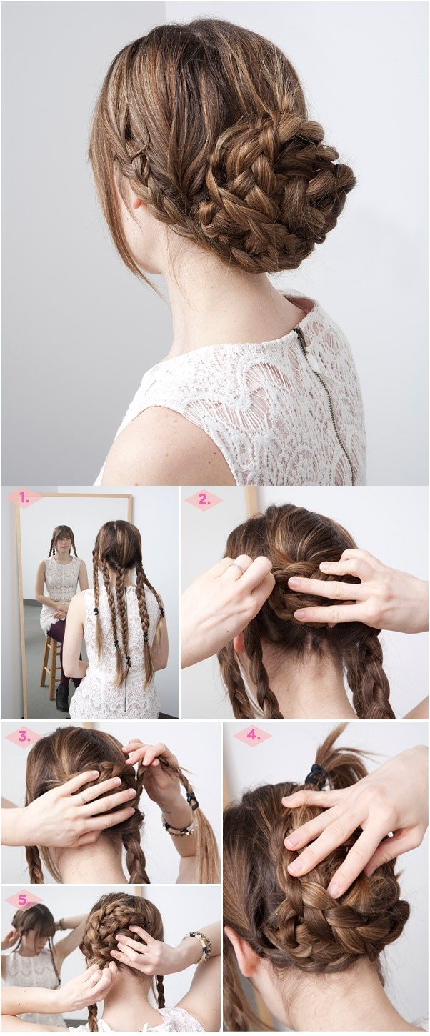 fancy hairstyles for thick hair