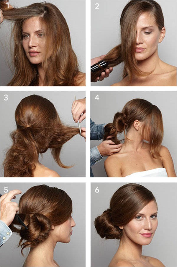 updo hairstyles step by step