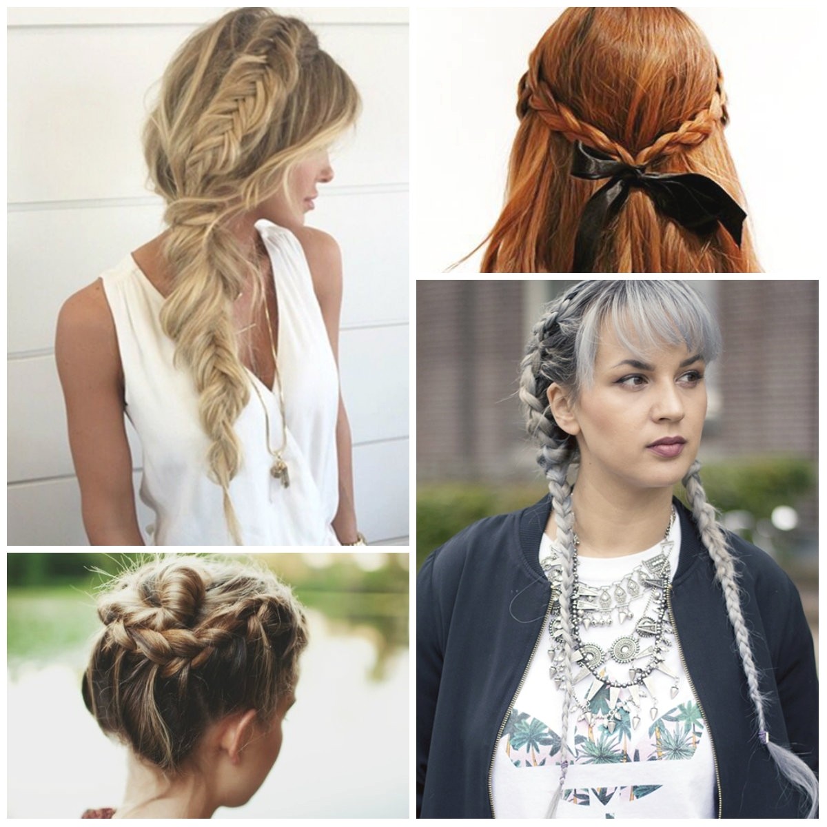 casual braided hairstyles