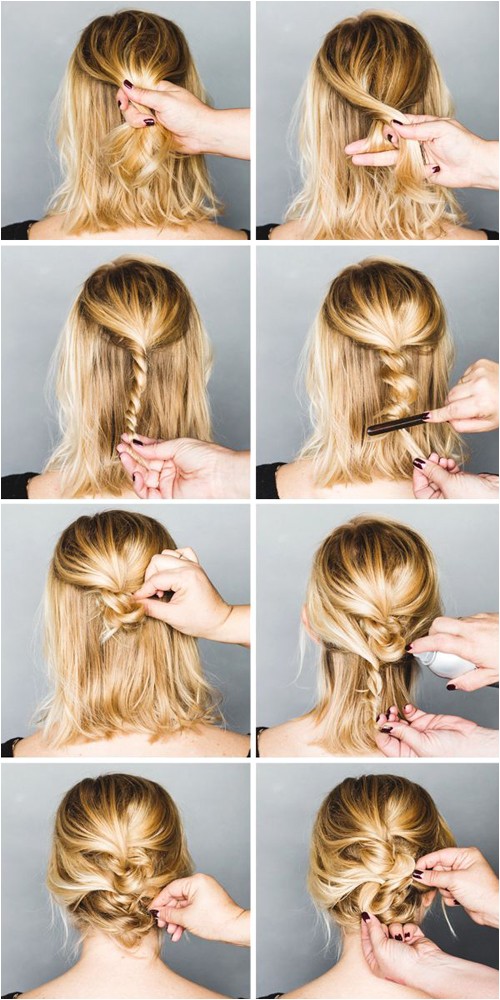 5 tutoriels coiffures cheveux courts