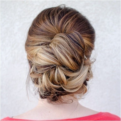 casual updos for long hair
