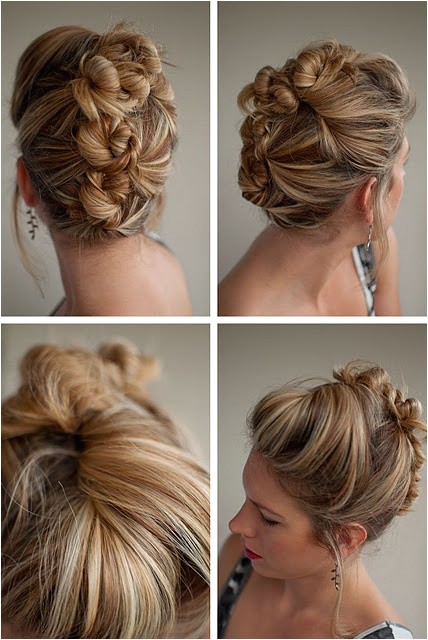 casual updo hairstyles for long hair