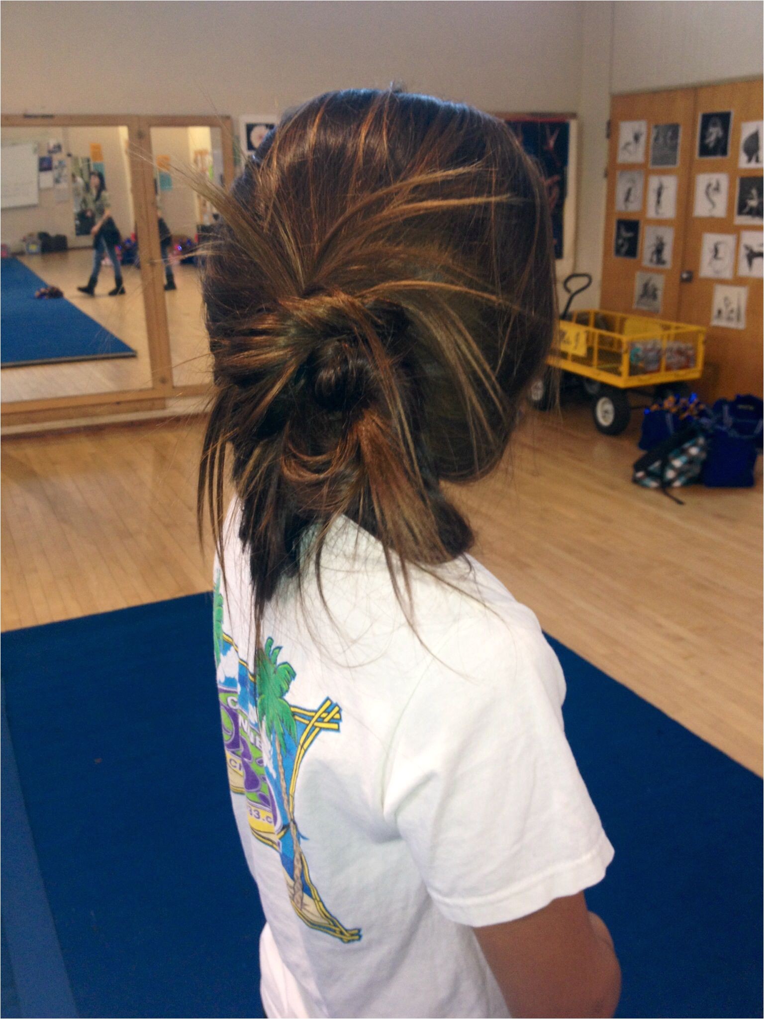 cute hairstyles cheer practice