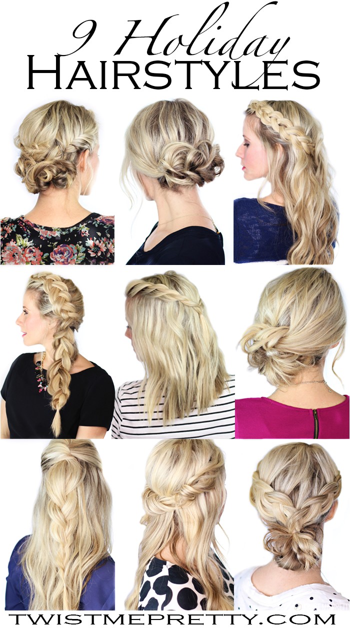 9 holiday hairstyles