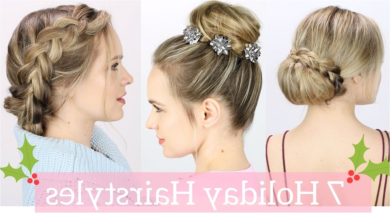 easy holiday party hairstyles