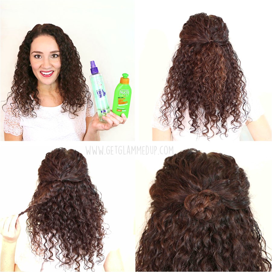 quick and easy hairstyles for curly hair 2