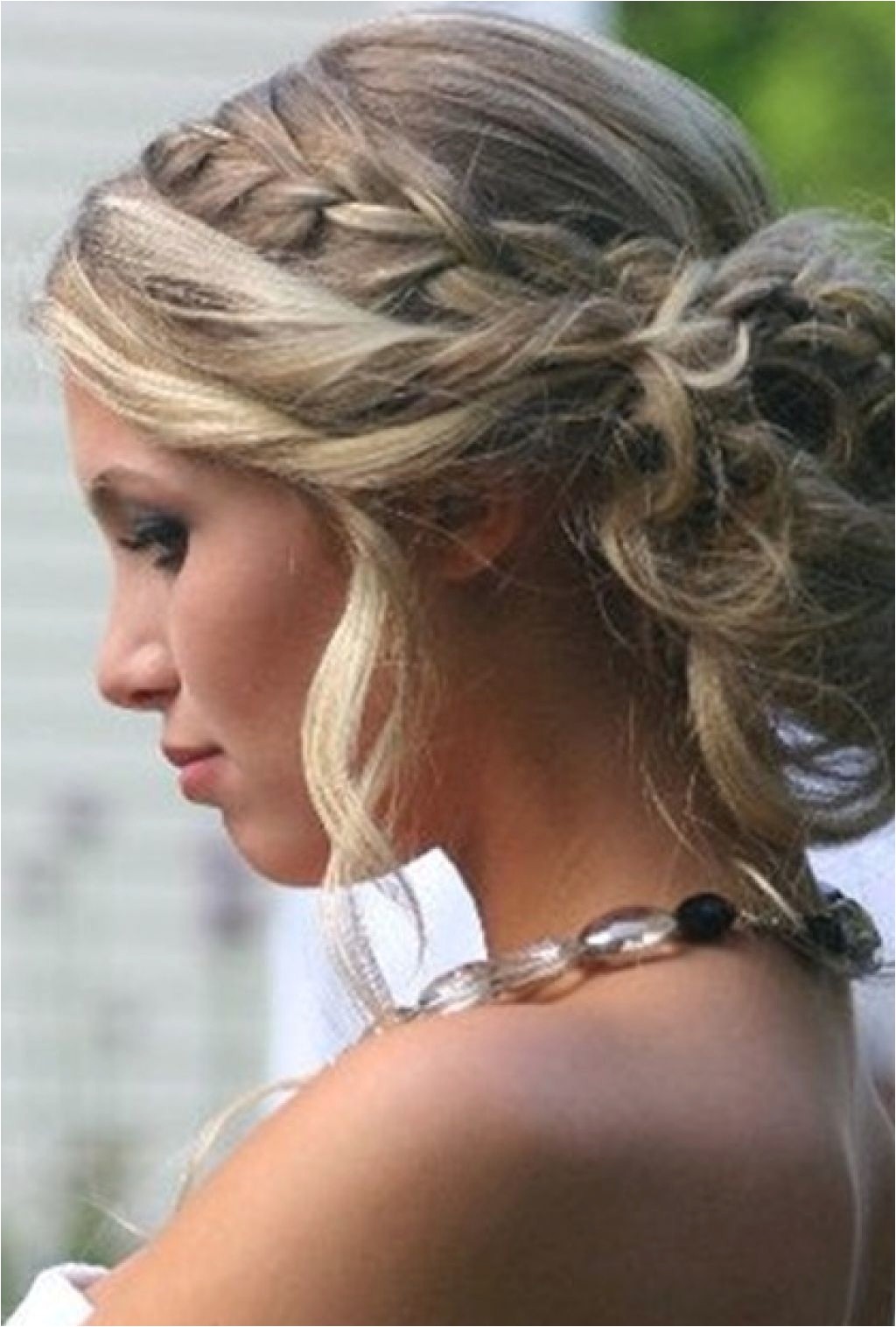 wedding hair updos with plaits