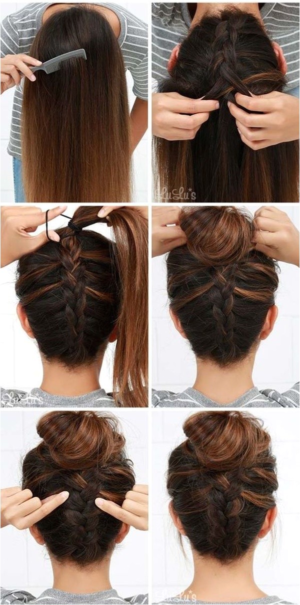easy step by step hairstyles for girls