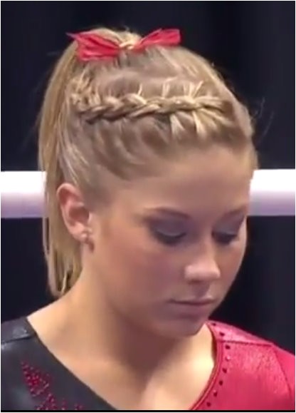 gymnastics hairstyles