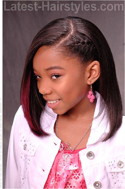 cute hairstyles for black teenage girls