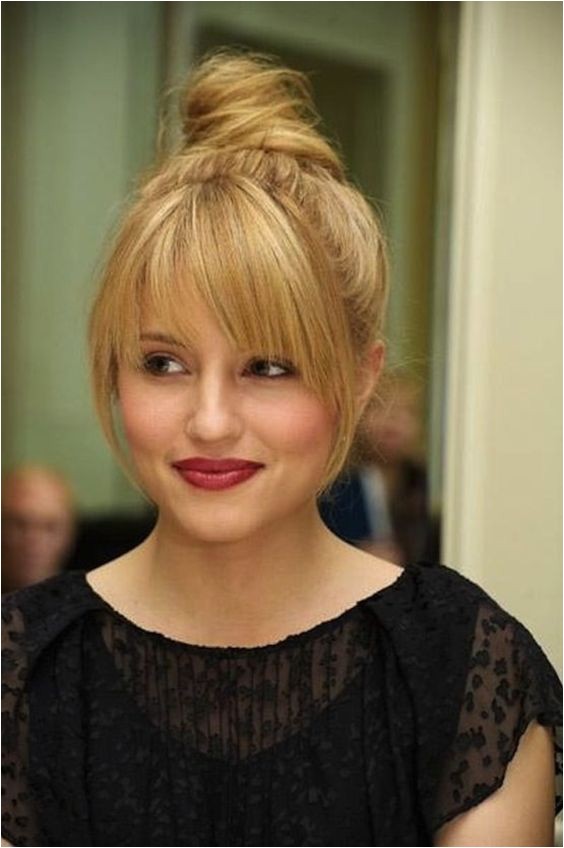 cute long layered hairstyles with side fringe