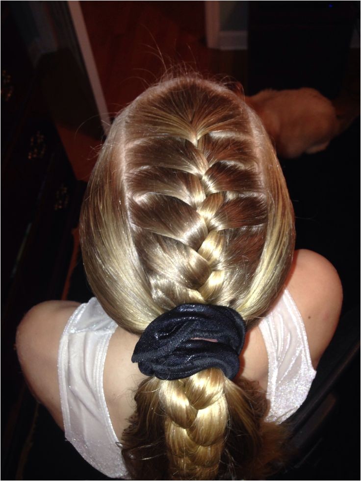 gymnastics hair styles for meets