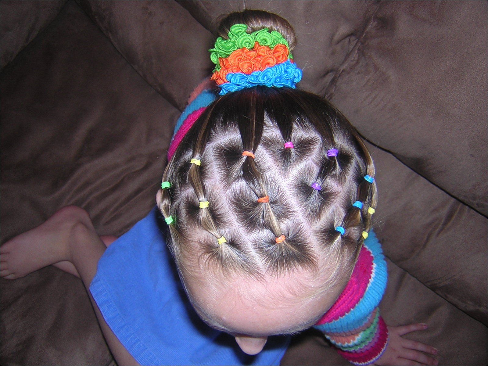 easy hairstyles for gymnastics practice