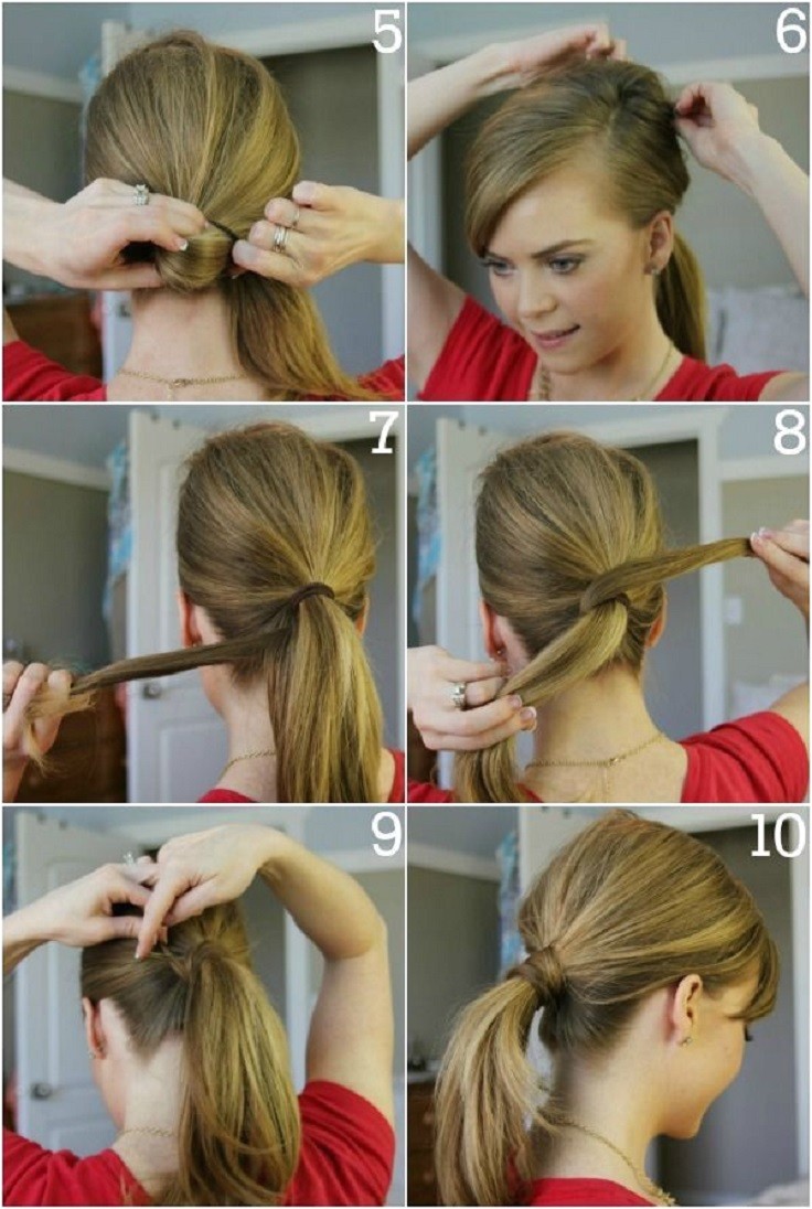 top 10 fashionable ponytail tutorials