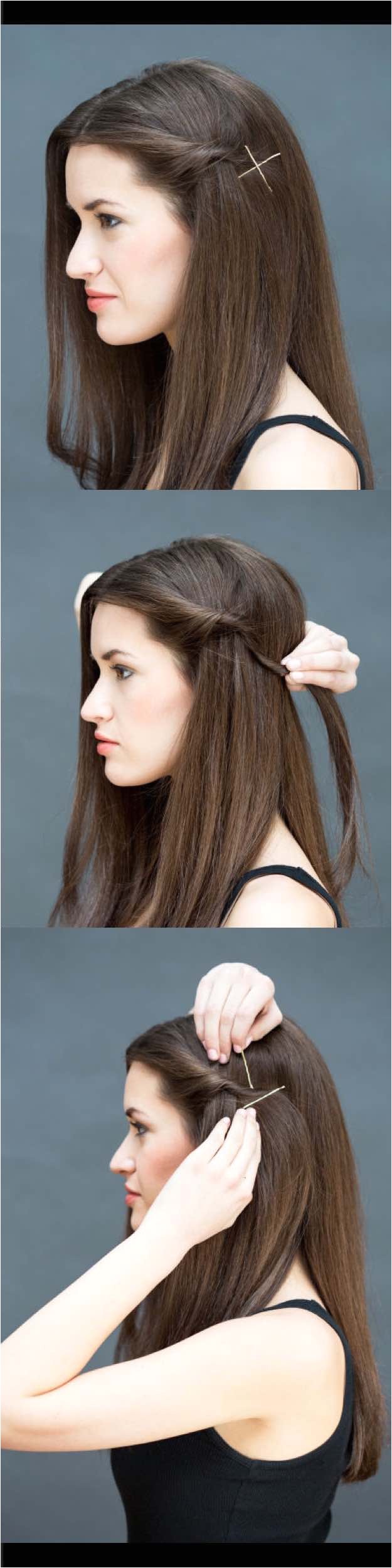 easy straight hairstyles