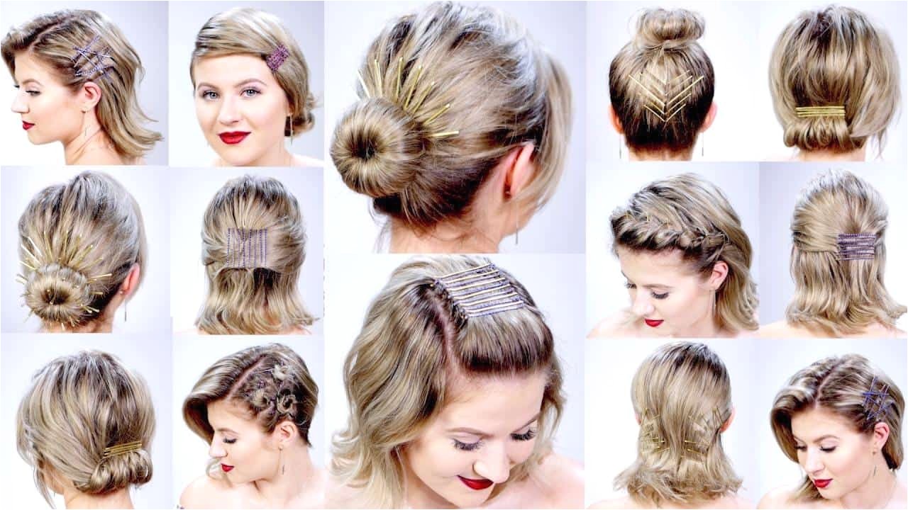 easy hairstyles for short hair