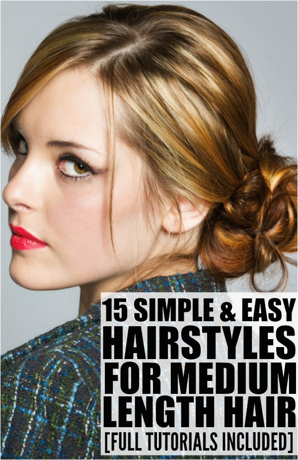 15 hairstyles for medium length hair