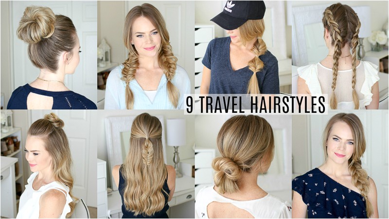 9 easy travel hairstyles