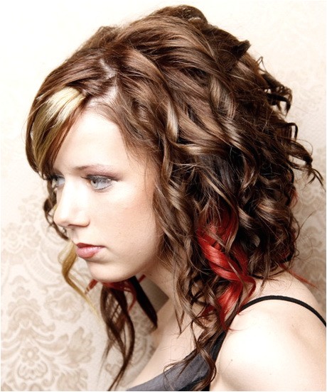 easy curly hairstyles for school