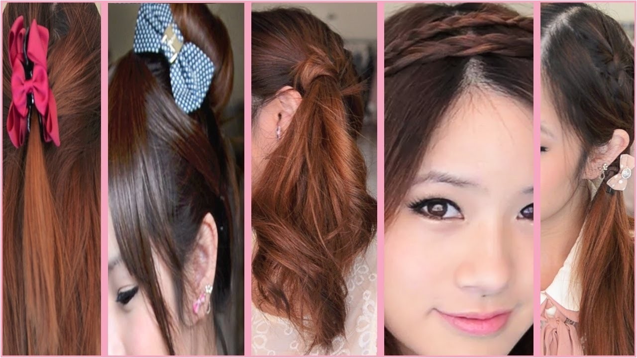 5 quick and easy back to school hairstyles youtube with japanese school hairstyles