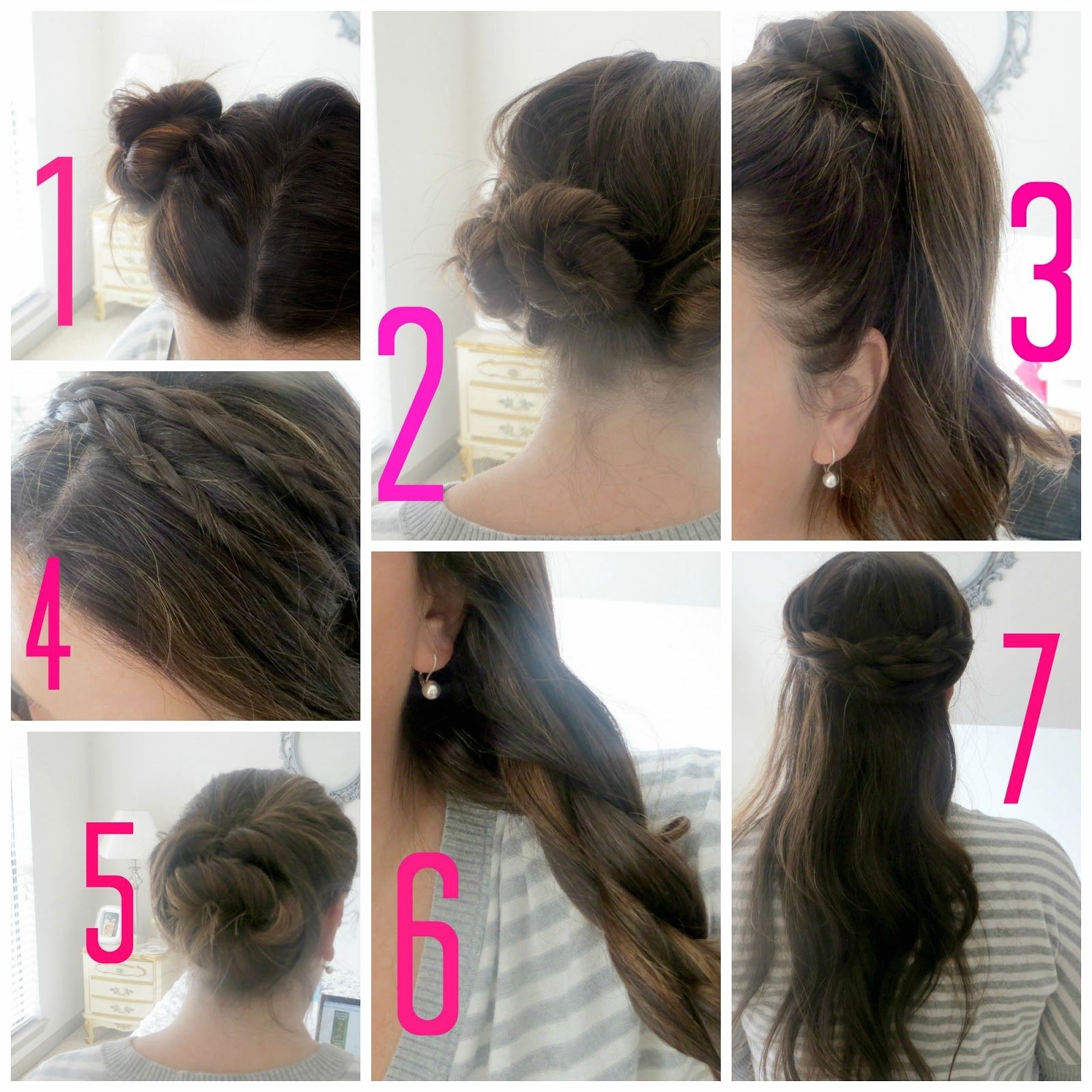 easy hairstyles step by step instructions