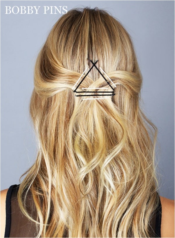 14 fantastic and easy hairstyles you can create with colored bobby pins